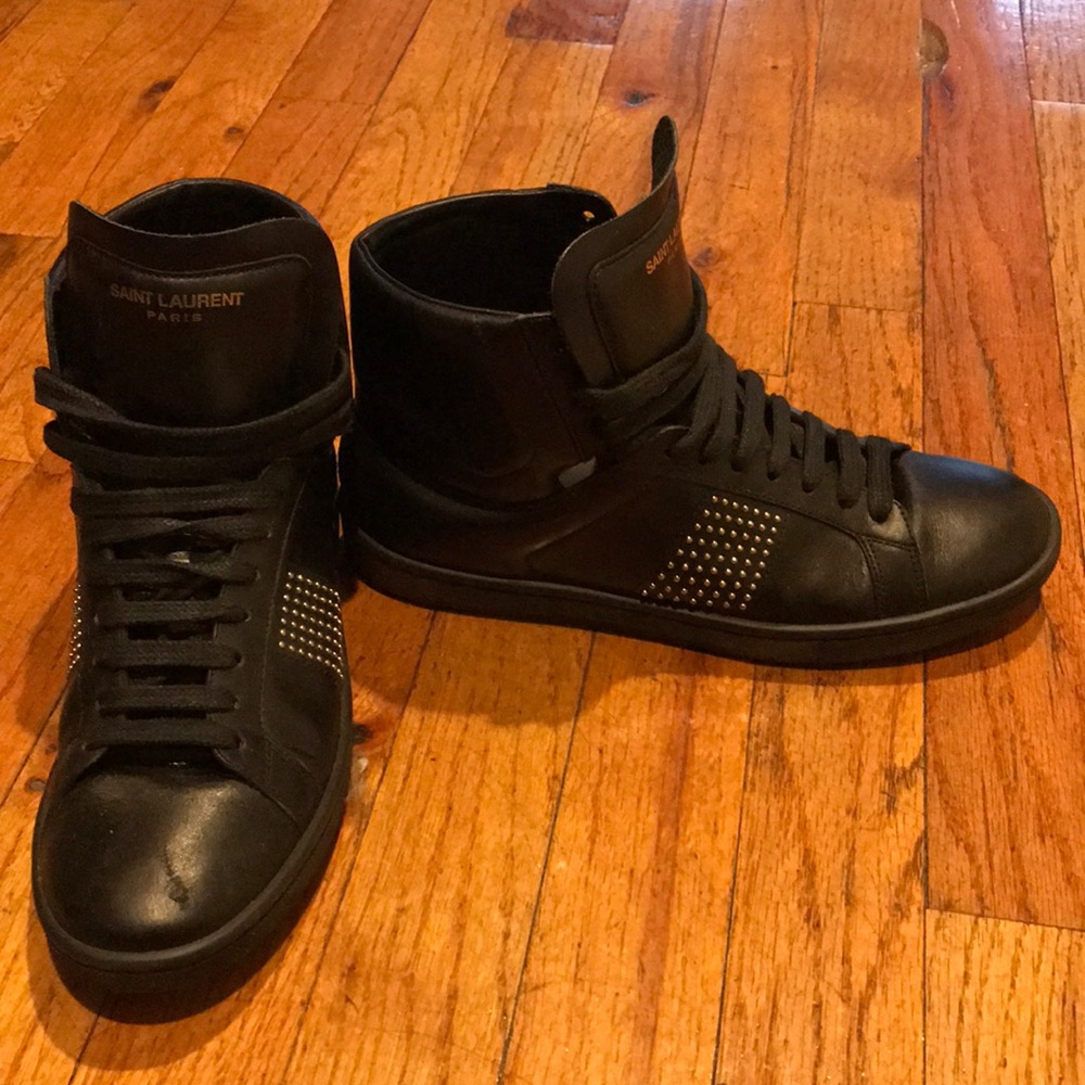Saint Laurent High Top Sneakers